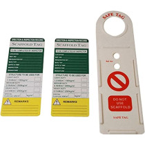 Generic Scaffolding and Construction Safety Tag, Essential for Equipment and Workplace Compliance