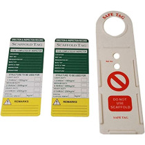 Generic Scaffolding and Construction Safety Tag, Essential for Equipment and Workplace Compliance