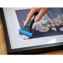 Abbasali Sticker Remover Spray, 450ml, Includes Glass Scraper and 10 Spare Blades for Effortless Sticker Removal