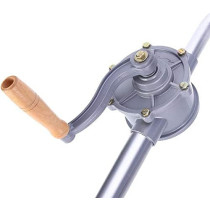Abbasali Hand Crank Oil Barrel Pump, Lightweight Aluminum Tool for Diesel, Petrol, and Fuel Transfer