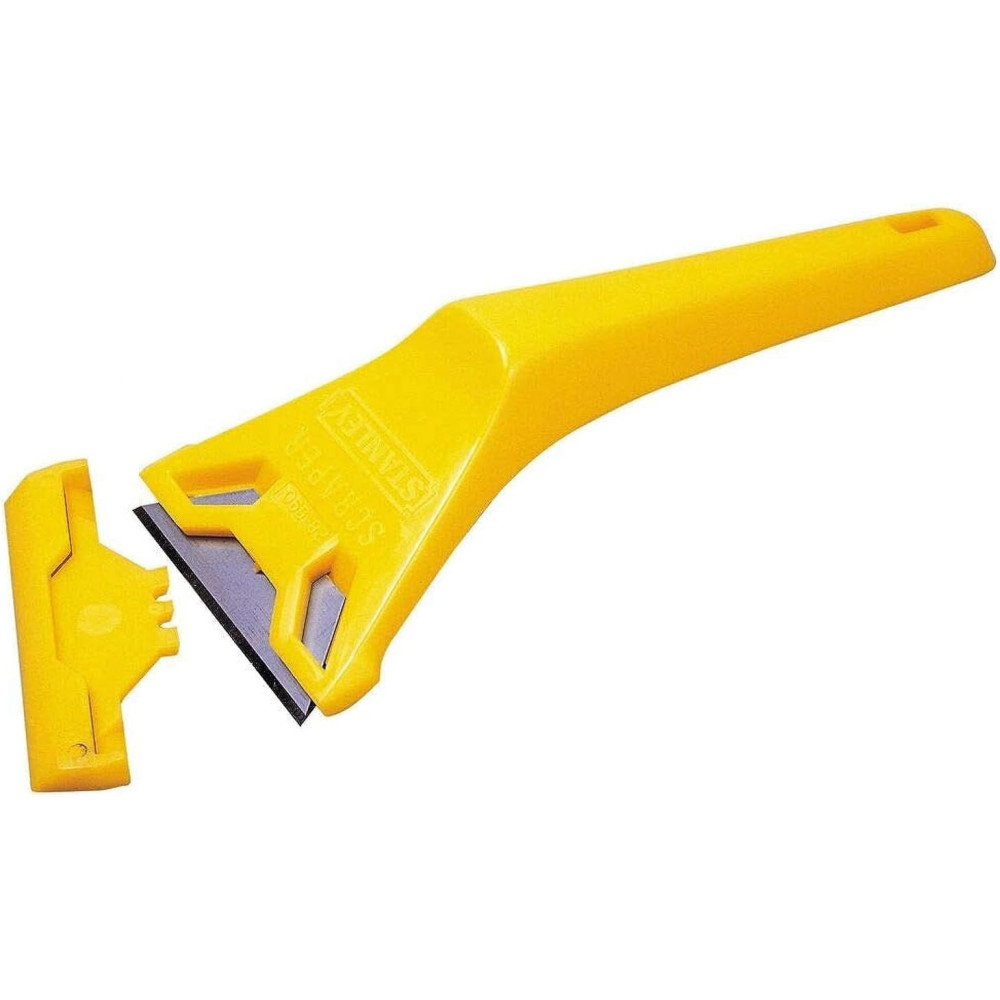 Stanley 170mm Window Scraper 0-28-590, Durable and Versatile, Yellow
