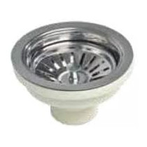 Abbasali Stainless Steel Kitchen Sink Waste Coupling, 1 Inch Drain Outlet for Wash Basins