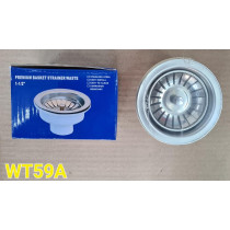 Abbasali Stainless Steel Kitchen Sink Waste Coupling, 1 Inch Drain Outlet for Wash Basins