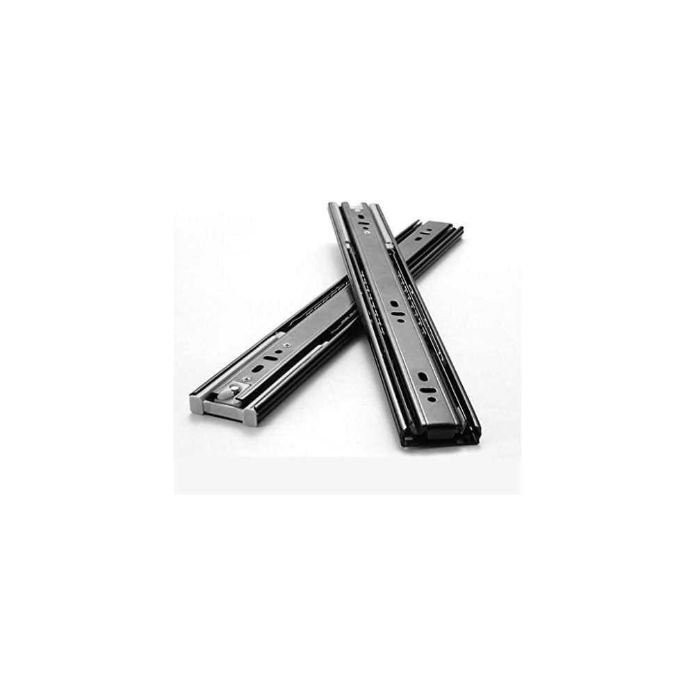 Abbasali 16 Inch Soft Closing Drawer Slide Rail, Steel Ball Bearing Runner