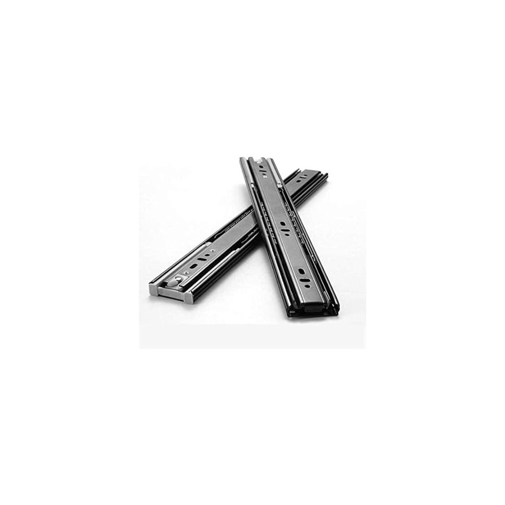 Abbasali 22 Inch Soft Closing Drawer Slide Rail, Steel Ball Bearing Runner