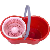 Generic 360 Degree Spin Mop Bucket Set, Rotating Floor Cleaner with 3 Dry Heads, Color May Vary