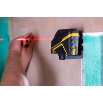 Stanley FCL-R Cross Line Laser, Red Beam, High Accuracy, Model FMHT77585-1