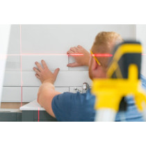 Stanley FCL-R Cross Line Laser, Red Beam, High Accuracy, Model FMHT77585-1