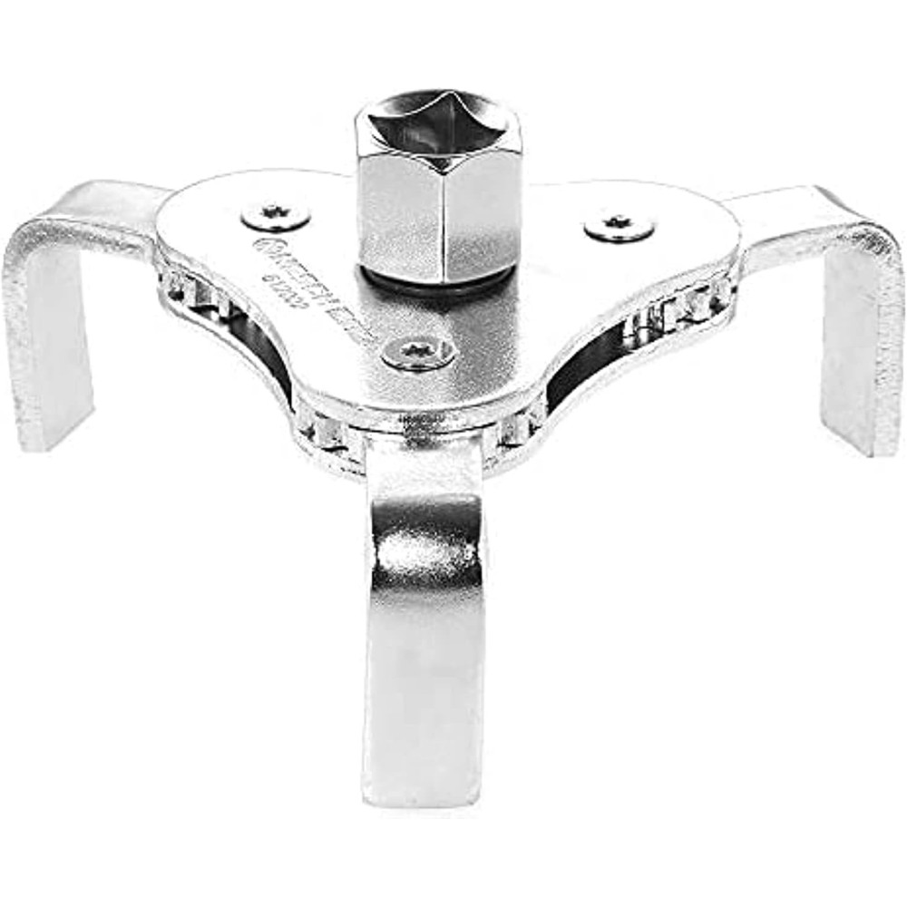 Abbasali Adjustable Three-Jaw Oil Filter Wrench, Heavy Duty, 63-102mm