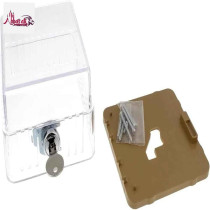 Abbasali AC Thermostat Cover with Lock, Includes Screwdriver, Pack of 2