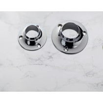 Abbasali Stainless Steel Rod Socket Flange, Heavy Duty, 19mm