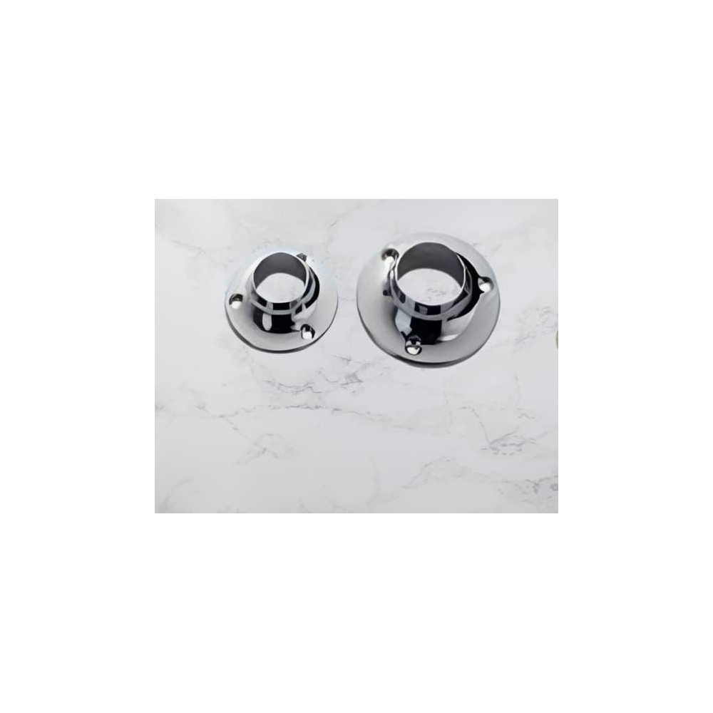 Abbasali Stainless Steel Rod Socket Flange, Heavy Duty, 19mm