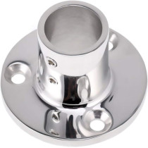 Abbasali Stainless Steel Rod Socket Flange, Heavy Duty, 19mm
