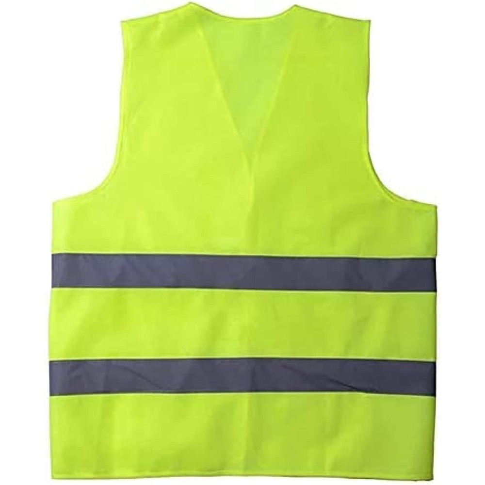 Abbasali Reflective Safety Vest, High Visibility Day And Night Warning Vest for Traffic, Construction, and Work Safety, Green