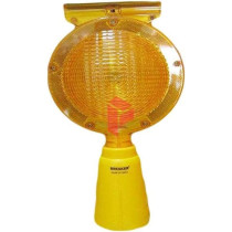 Solar Warning Light for Traffic Cone, Energy Efficient LED Light for Road Safety and Traffic Control
