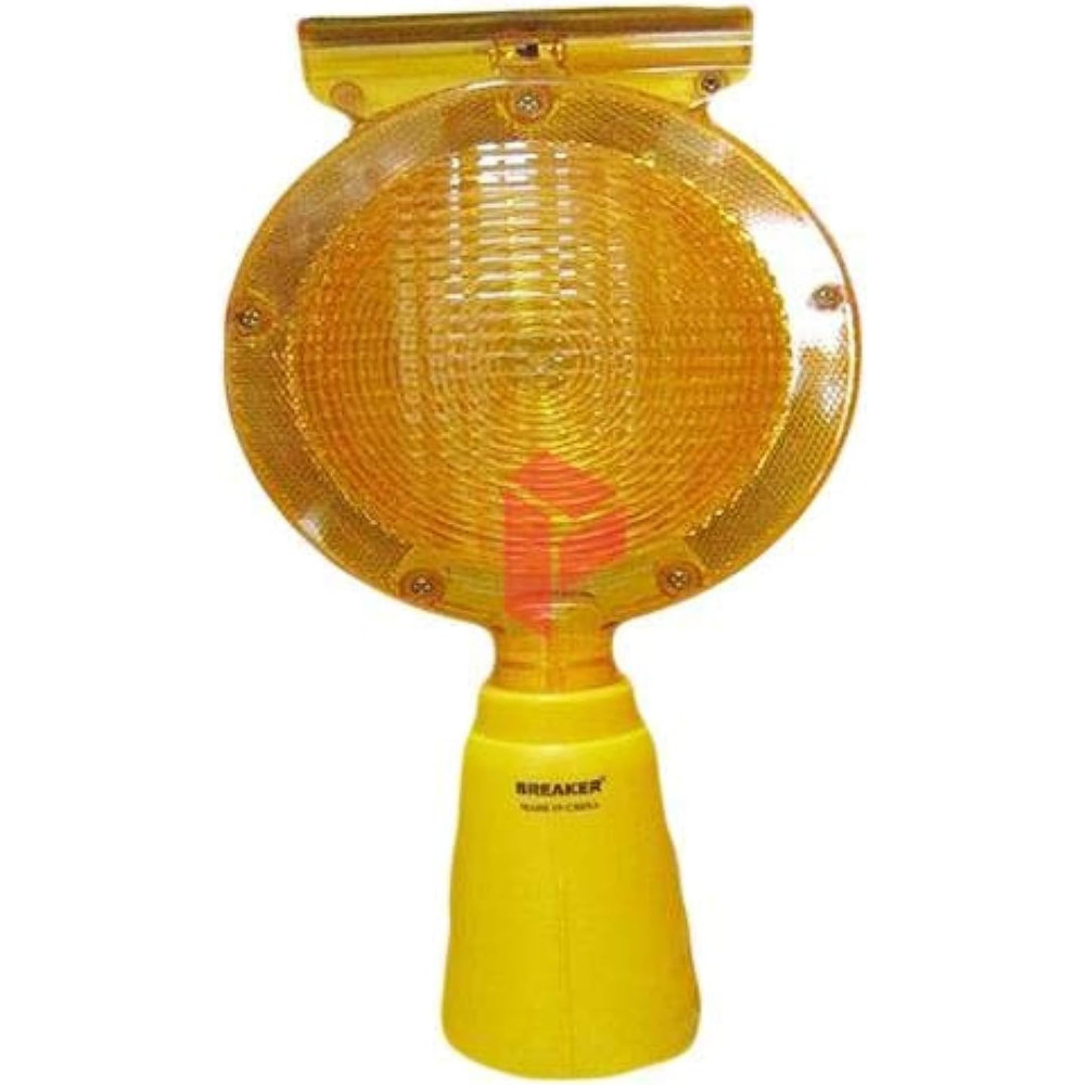 Solar Warning Light for Traffic Cone, Energy Efficient LED Light for Road Safety and Traffic Control