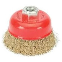Abbasali Cup Type Soft Wire Brush, 75mm x 14mm for Cleaning and Surface Preparation
