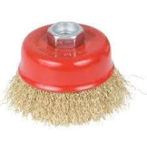 Abbasali Cup Type Soft Wire Brush, 75mm x 14mm for Cleaning and Surface Preparation