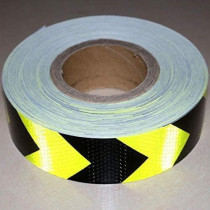Abbasali Vehicle Night Reflective Safety Warning Tape, Green and Black Arrow Reflective Sticker for Cars, Trucks, and Buses