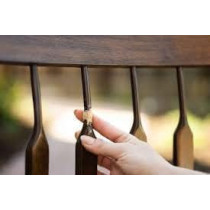 Abbasali Carpenter Wood Filler 500g, Includes Scraper & Brown Spray Paint for Wood Repair and Finishing