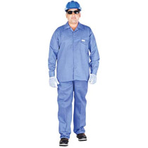 Workland Twill Pant And Shirt Set, WPV, 4XL, Petrol Blue Workwear