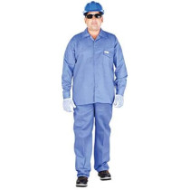 Workland Twill Pant And Shirt Set WPV-S81, Petrol Blue Workwear, Size S