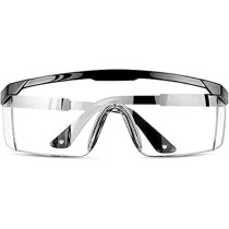 Abbasali Transparent Safety Goggles, Anti-Splash, Impact-Resistant, Anti-Fog Work Safety Goggles with Adjustable Clear Lens