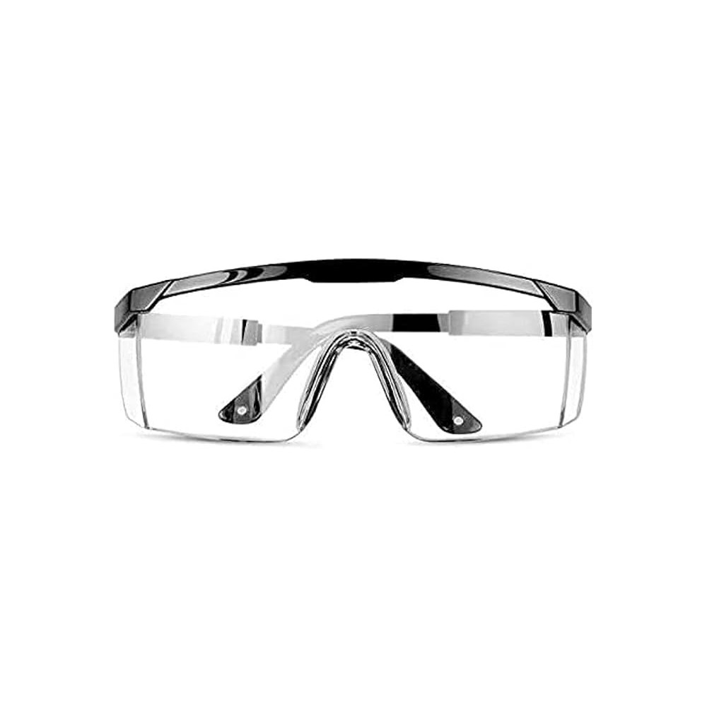 Abbasali Transparent Safety Goggles, Anti-Splash, Impact-Resistant, Anti-Fog Work Safety Goggles with Adjustable Clear Lens