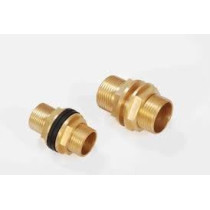 Abbasali Solid Brass Bulkhead Tank Fitting BRF68-75A, 1/2 Inch Durable and Reliable Water Connection