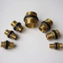 Abbasali Solid Brass Bulkhead Tank Fitting BRF68-75A, 1/2 Inch Durable and Reliable Water Connection