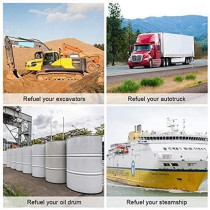 Abbasali On And Off Road Kit for SUV, Car, Truck And Other Vehicles, Includes 20L Metal Jerry Can And Electric Fuel Pump 24V for Diesel, Bio Kerosene, and Oil Transfer