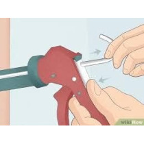 Abbasali Plastic Silicon Gun, Lightweight, Easy to Use Tool for Sealant Applications