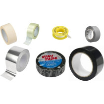 Abbasali Set of All Types of Tapes for Electrical, Plumbing, Packaging and Ducting, Versatile and Durable