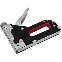 Abbasali 3 in 1 Staple Gun Upholstery Stapler, Heavy Duty Power Crown Shooter Tacker Hand Operated Stainless Steel Nail Gun Tool for Carpentry, Furniture, Doors And Windows