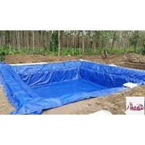 Abbasali Waterproof Ground Cover Tent Shelter, Dust-proof Rain Cover Tarpaulin Sheet, 12 x 12, Blue
