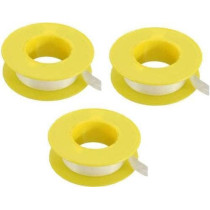 Abbasali Chrome Extension Nipple Male to Female 1/2 Inch British Standard Pipe, BSP, Pack of 3, 1/2x40mm And 3 Pcs Teflon Tape, Ideal for Extension Applications