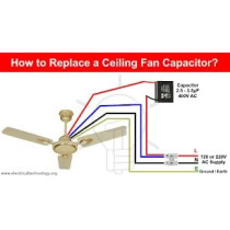 Abbasali Capacitor for Ceiling Fans, 2.5 UF, Square Model, Made in India, Reliable Performance