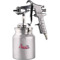 Abbasali Airbrush Kit HVLP Air Spray Gun 1000ml Gravity Paint Sprayer for Car, Furniture, and High Precision Auto Repairs