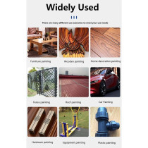 Abbasali Airbrush Kit HVLP Air Spray Gun 1000ml Gravity Paint Sprayer for Car, Furniture, and High Precision Auto Repairs