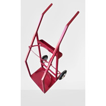 Abbasali Moving Hydraulic Lifting Manual Oil Drum Single Trolley, Durable and Easy to Operate
