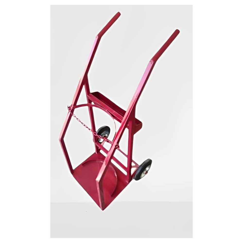 Abbasali Moving Hydraulic Lifting Manual Oil Drum Single Trolley, Durable and Easy to Operate