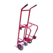 Abbasali Moving Hydraulic Lifting Manual Oil Drum Single Trolley, Durable and Easy to Operate