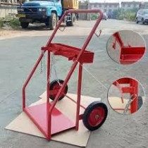 Abbasali Moving Hydraulic Lifting Manual Oil Drum Single Trolley, Durable and Easy to Operate