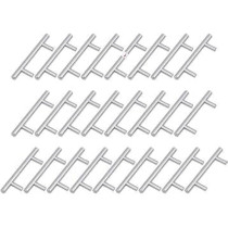Abbasali 25 Piece Stainless Steel Cabinet Pull Handles, Furniture Bar Handles for Drawers, Dressers, and Cupboards