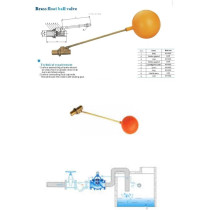Abbasali Brass Float Valve for Water Tank (1/2 inch), Ideal for Toilets, Ponds and Aquariums