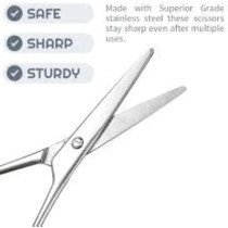 Abbasali 500ml Hair Sprayer and Scissor Set for Haircut Mustache Beard and Eyebrow Grooming