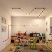 Abbasali E27 Batten Lamp Holder, Plastic Edison Light Bulb Socket Base, Ceiling Pendant Converter, 1PC