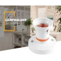 Abbasali E27 Batten Lamp Holder, Plastic Edison Light Bulb Socket Base, Ceiling Pendant Converter, 1PC