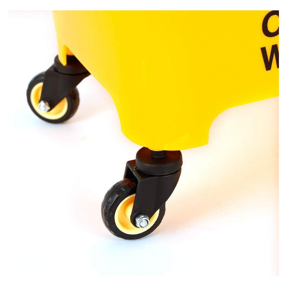 Abbasali 20L Mop Wringer Trolley, Commercial Cleaning Cart with Durable Construction