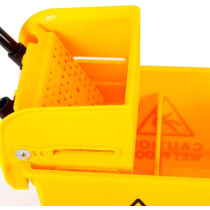 Abbasali 20L Mop Wringer Trolley, Commercial Cleaning Cart with Durable Construction